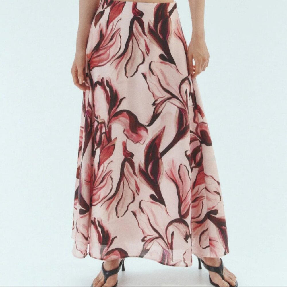 H&M Flared Maxi Skirt